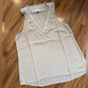 Cabi Printed Ruffle Top